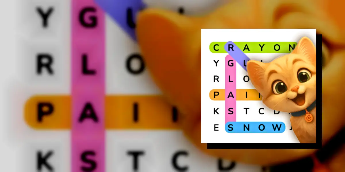 Word Search Meow - Cat Puzzle